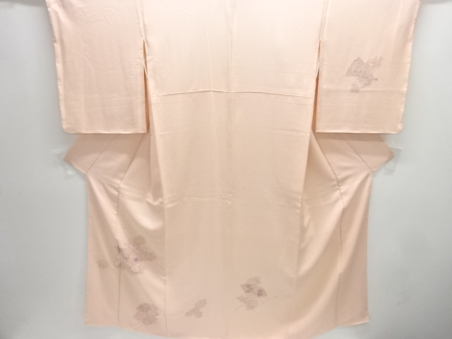 JAPANESE KIMONO / HOMONGI / UNUSED / EMBROIDERY / KIKU